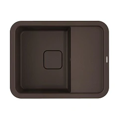 Кухонная мойка Omoikiri Tasogare 65*51 гранитная крошка темный шоколад с крылом