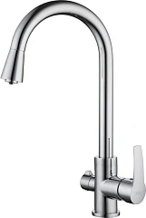 Смеситель DQ Rhein Valerius DA1361601 для кухни хром