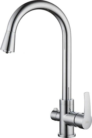 Смеситель DQ Rhein Valerius DA1361601 для кухни хром