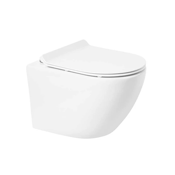 Подвесной унитаз Art&Max Овале/Ovale 36,5*48,5 безободковый